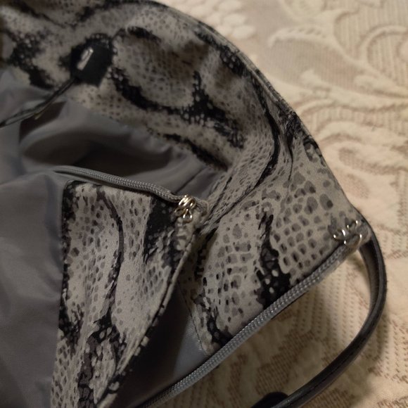 Apt 9 Animal Print High Waist Pencil Skirt Belt Silver Gray Black Womens 4 S - Picture 6 of 8